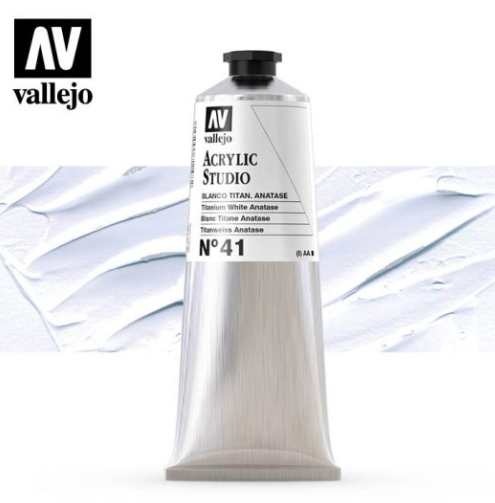 Titanium White Anatase Vallejo Acrylic Studio