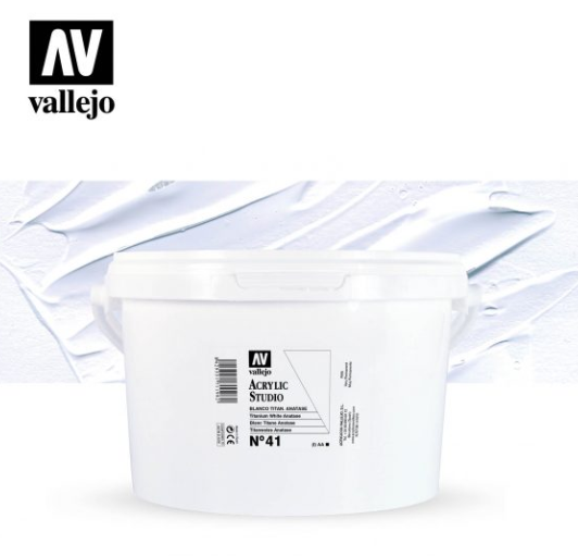 Titanium White Anatase Vallejo Acrylic Studio