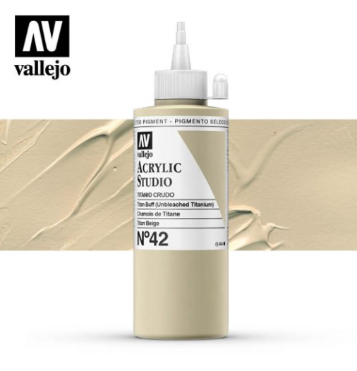 Titan Buff (Unbleached Titanium) Vallejo Acrylic Studio