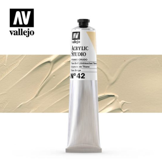 Titan Buff (Unbleached Titanium) Vallejo Acrylic Studio