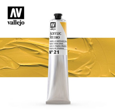Naples Yellow Vallejo Acrylic Studio