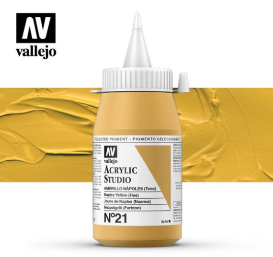 Naples Yellow Vallejo Acrylic Studio