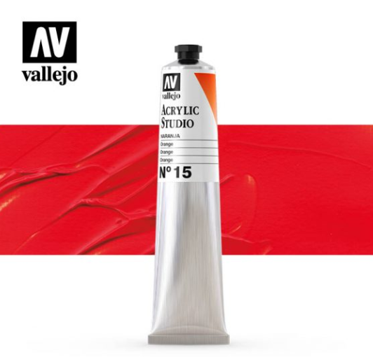 Orange Vallejo Acrylic Studio