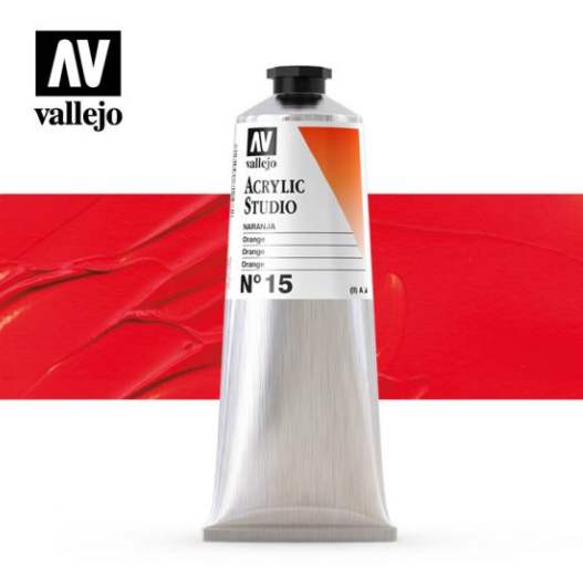 Orange Vallejo Acrylic Studio