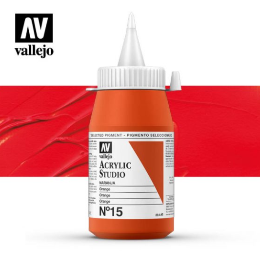 Orange Vallejo Acrylic Studio