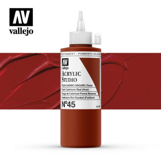 Dark Cadmium Red (Hue) Vallejo Acrylic Studio