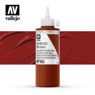Dark Cadmium Red (Hue) Vallejo Acrylic Studio