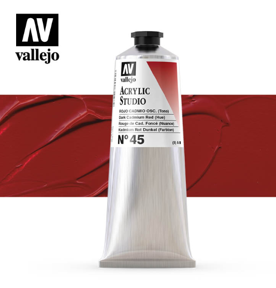 Dark Cadmium Red (Hue) Vallejo Acrylic Studio