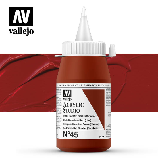 Dark Cadmium Red (Hue) Vallejo Acrylic Studio