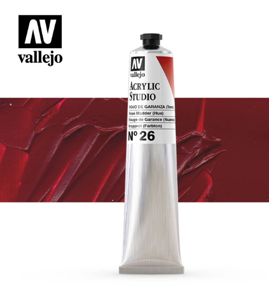 Rose Madder Vallejo Acrylic Studio