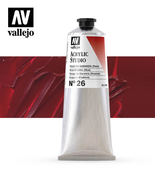 Rose Madder Vallejo Acrylic Studio