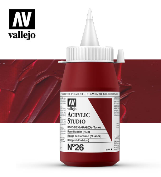 Rose Madder Vallejo Acrylic Studio