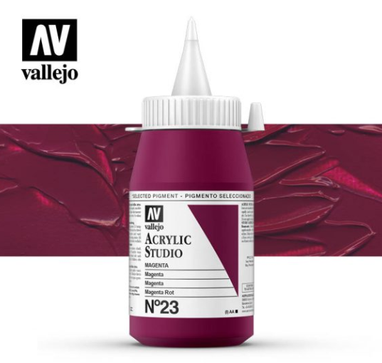 Magenta Vallejo Acrylic Studio