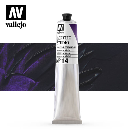Permanent Violet Vallejo Acrylic Studio
