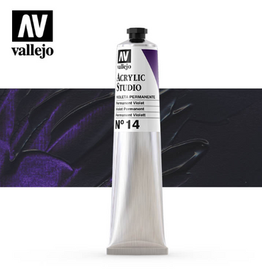 Permanent Violet Vallejo Acrylic Studio