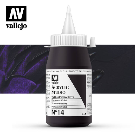 Permanent Violet Vallejo Acrylic Studio