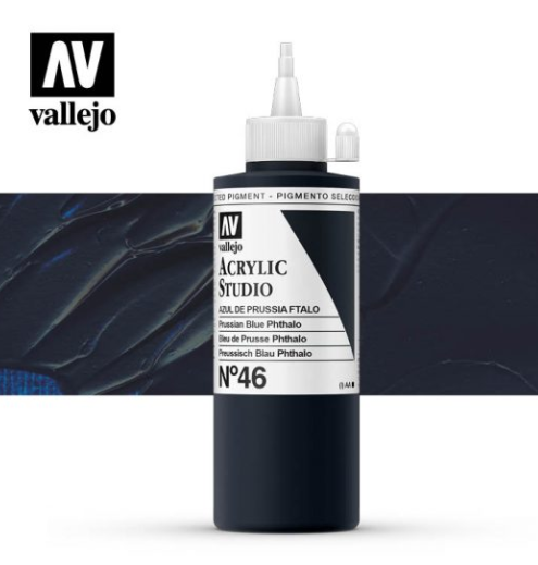 Prussian Blue Phthalo Vallejo Acrylic Studio