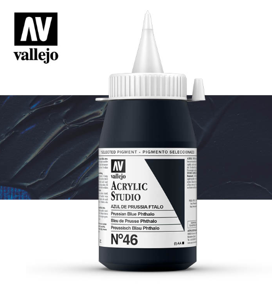 Prussian Blue Phthalo Vallejo Acrylic Studio