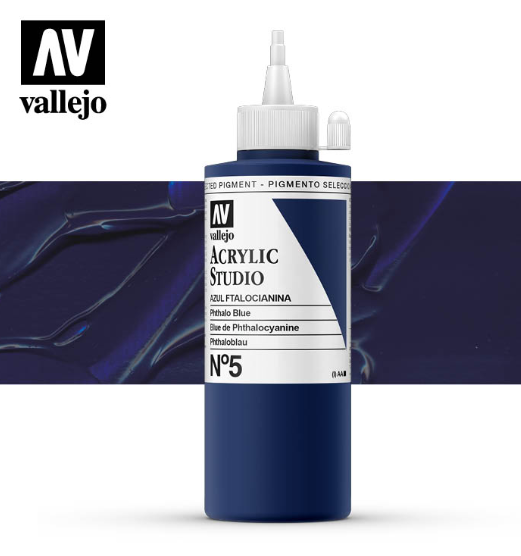 Phthalo Blue Vallejo Acrylic Studio