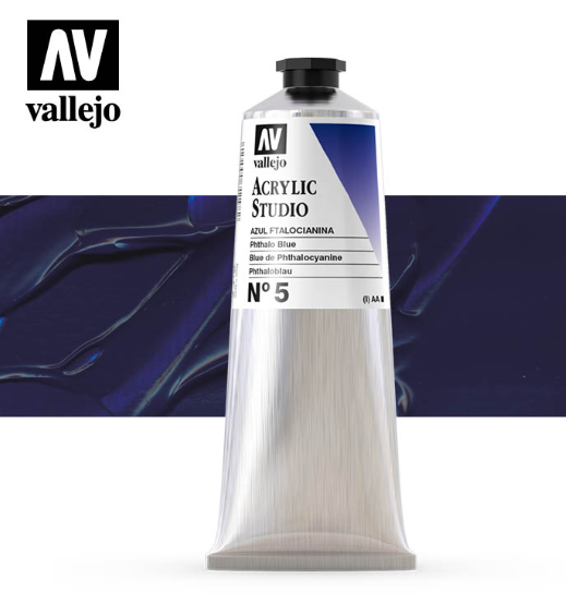 Phthalo Blue Vallejo Acrylic Studio