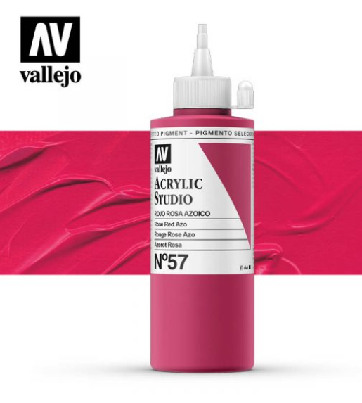 Rose Red Azo Vallejo Acrylic Studio