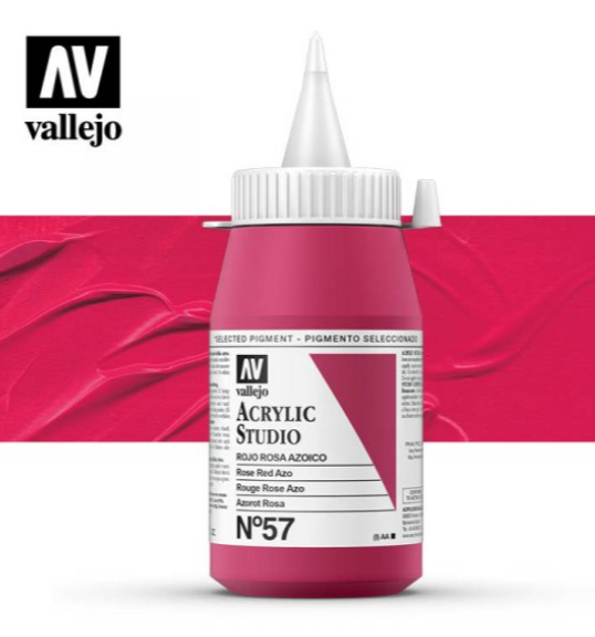 Rose Red Azo Vallejo Acrylic Studio
