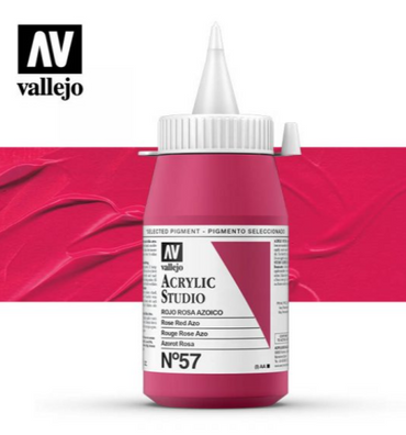 Rose Red Azo Vallejo Acrylic Studio