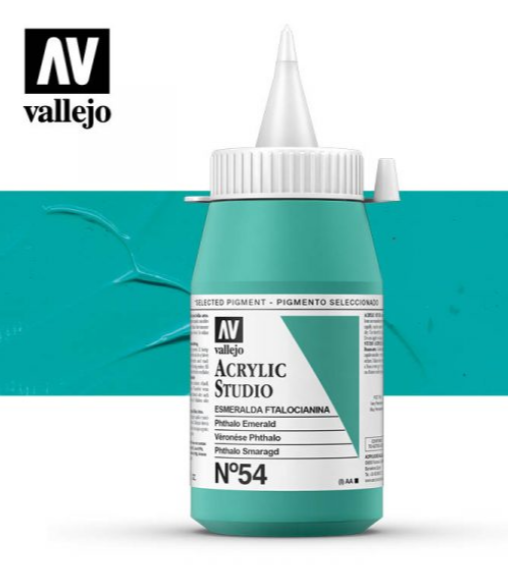 Phthalo Emerald Vallejo Acrylic Studio