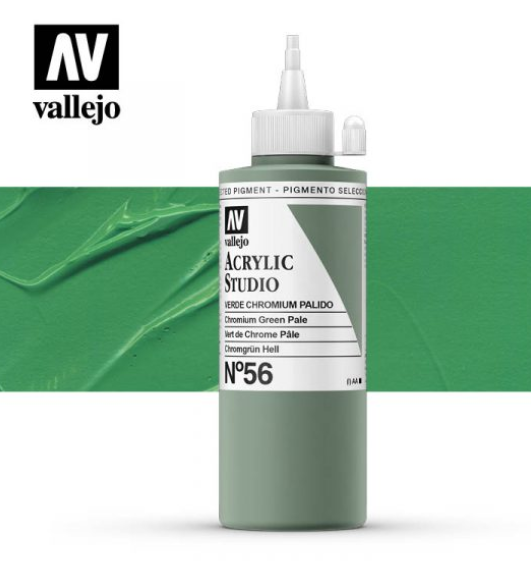 Chromium Green Pale Vallejo Acrylic Studio