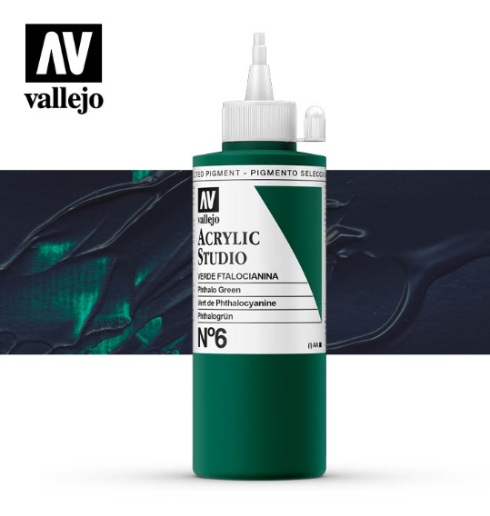 Phthalo Green Vallejo Acrylic Studio