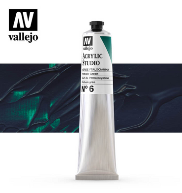 Phthalo Green Vallejo Acrylic Studio