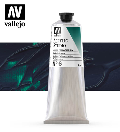 Phthalo Green Vallejo Acrylic Studio
