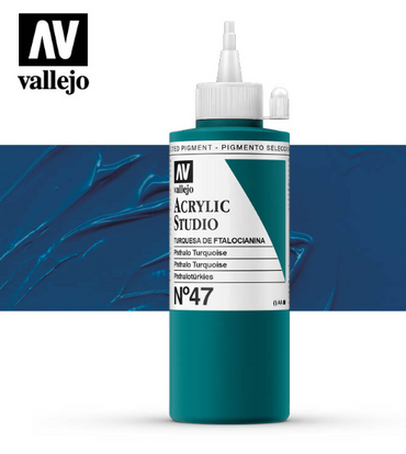 Phthalo Turquoise Vallejo Acrylic Studio