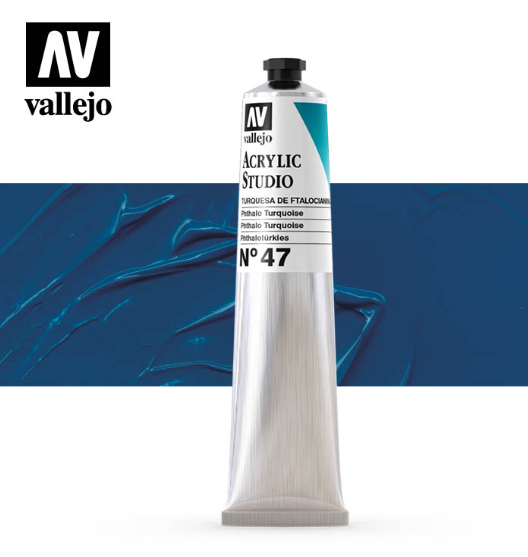 Phthalo Turquoise Vallejo Acrylic Studio