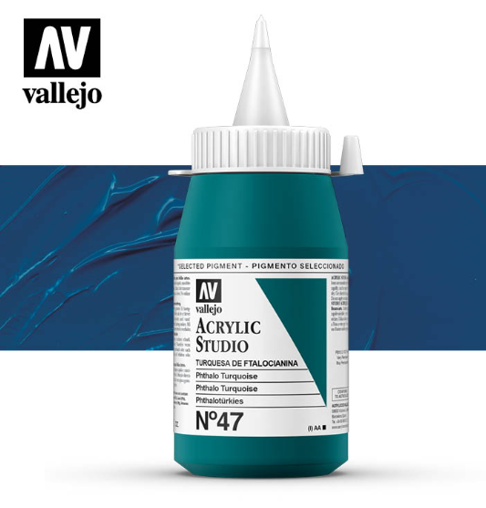 Phthalo Turquoise Vallejo Acrylic Studio