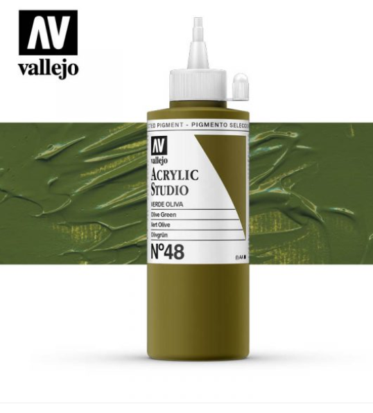 Olive Green Vallejo Acrylic Studio