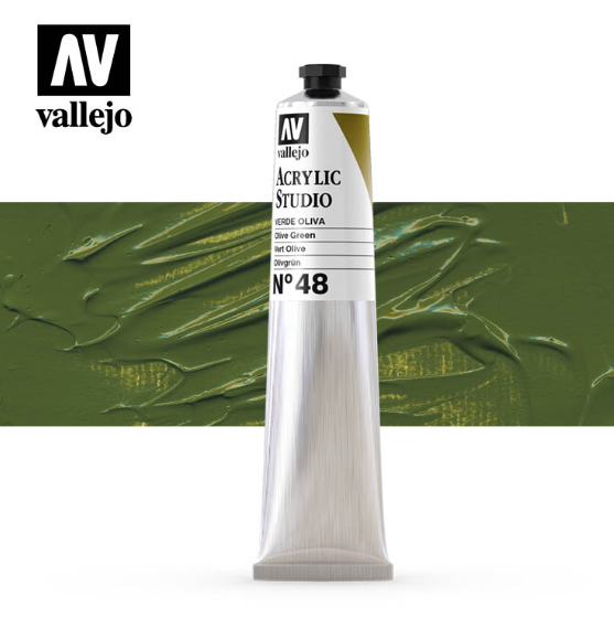 Olive Green Vallejo Acrylic Studio