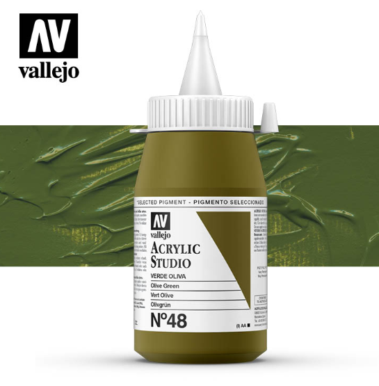 Olive Green Vallejo Acrylic Studio