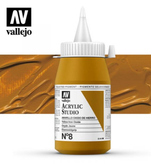 Yellow Iron Oxide Vallejo Acrylic Studio