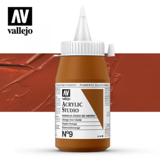 Orange Iron Oxide Vallejo Acrylic Studio