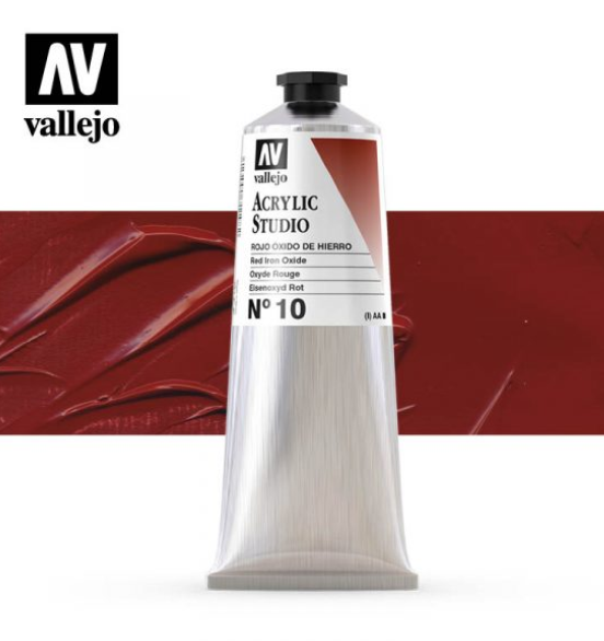 Red Iron Oxide Vallejo Acrylic Studio