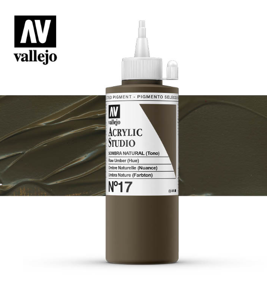 Raw Umber Vallejo Acrylic Studio