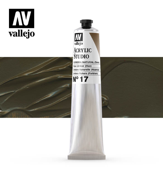 Raw Umber Vallejo Acrylic Studio