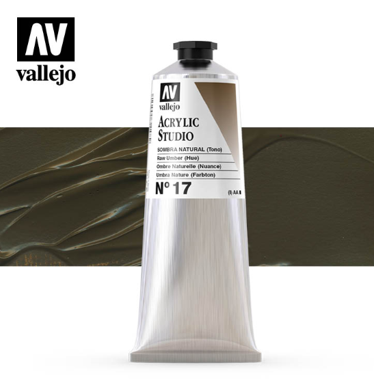 Raw Umber Vallejo Acrylic Studio
