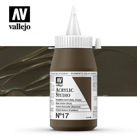 Raw Umber Vallejo Acrylic Studio