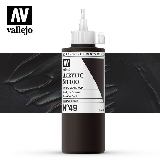 Van Dyck Brown Vallejo Acrylic Studio
