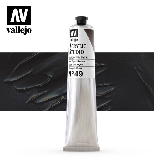 Van Dyck Brown Vallejo Acrylic Studio