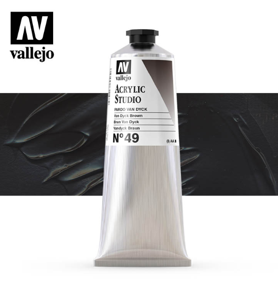 Van Dyck Brown Vallejo Acrylic Studio