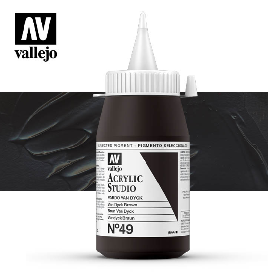 Van Dyck Brown Vallejo Acrylic Studio