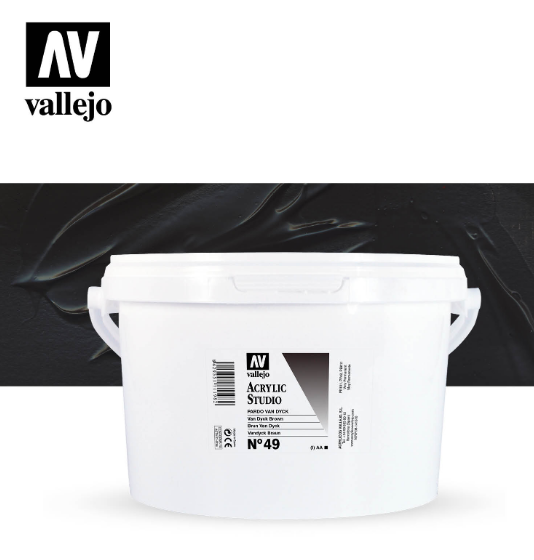 Van Dyck Brown Vallejo Acrylic Studio
